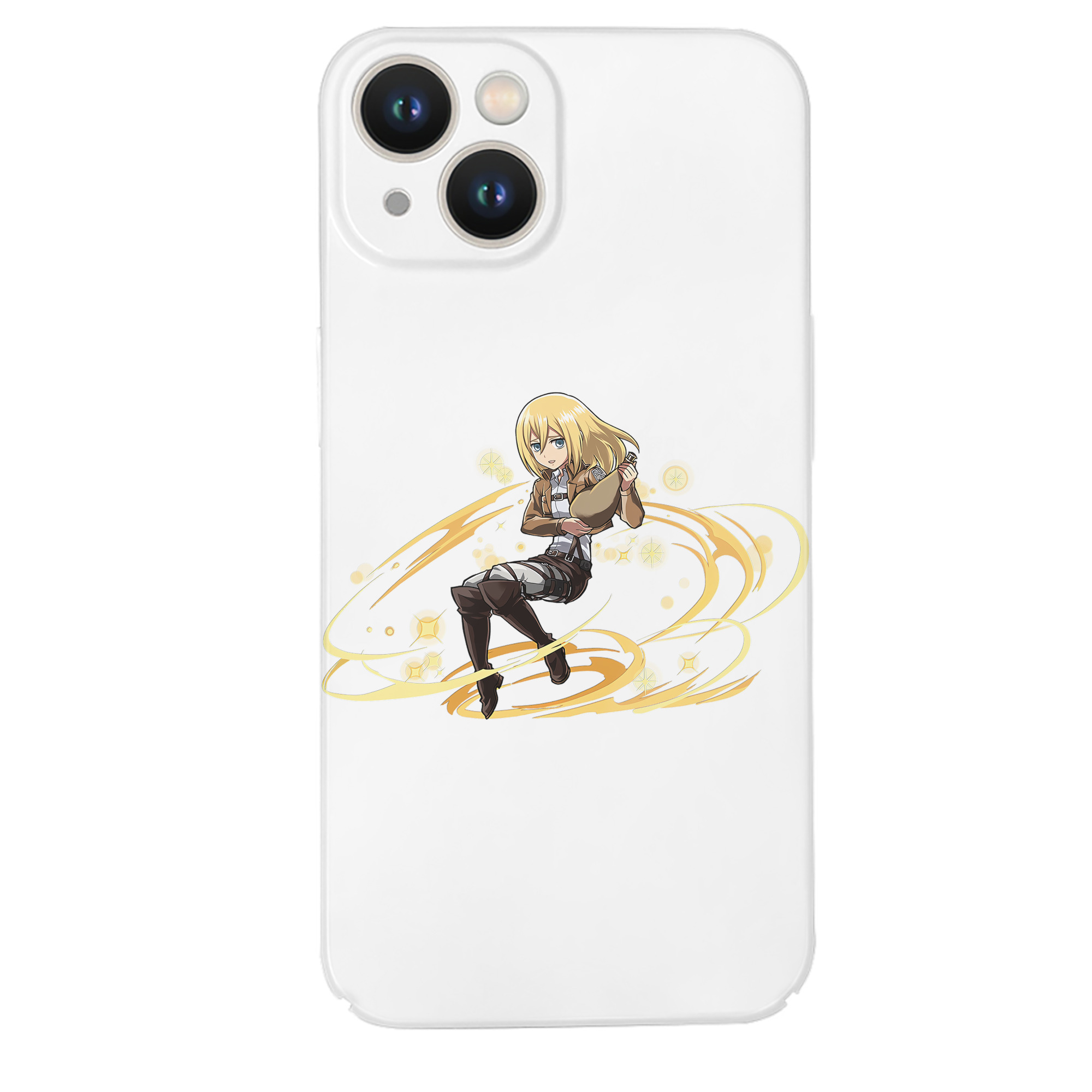 （画像用） 進撃の巨人 クリスタ·レンズ Attack on Titan Christa Lenz 【iPhone 14シリーズ対応】ハードケース